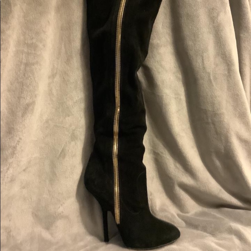 Giuseppe Zanotti Black Suede Boots